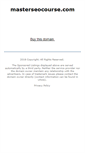 Mobile Screenshot of masterseocourse.com